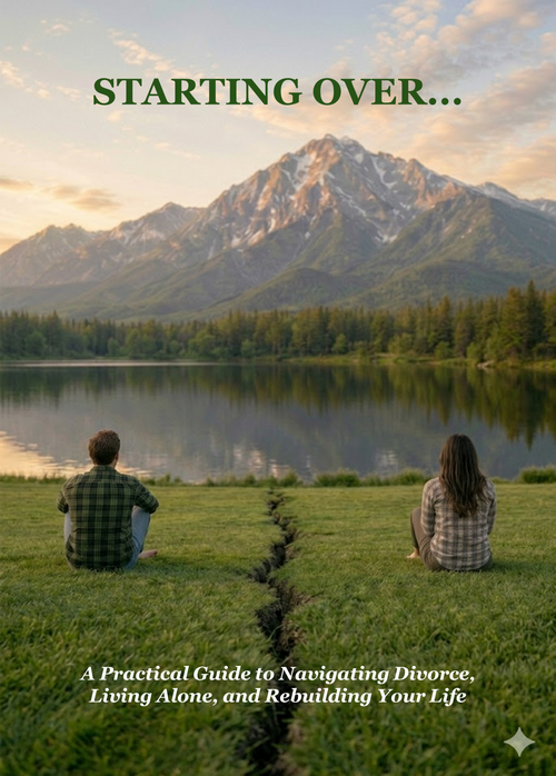 Starting Over... A Practical Guide to Navigating Divorce, Living Alone, and Rebuilding Your Life
